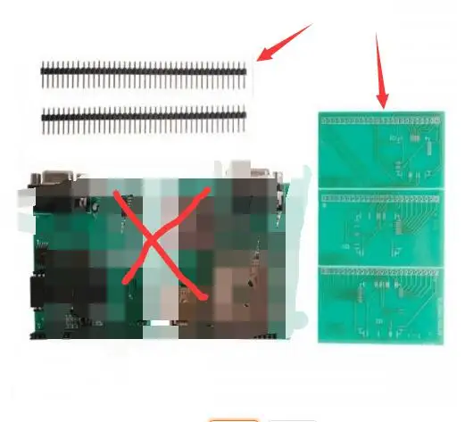 Адаптер TMS/NEC/912 для нового программатора USB UPA V1.2 используемого микросхем TMS/NEC/912. |