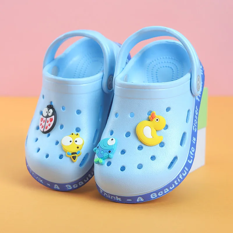 Дети мультфильм EVA Детские садовые сандалии летние для мальчиков и девочек