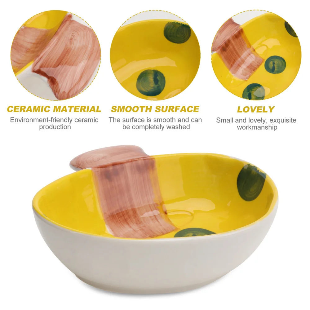 

1pc Mushroom Shape Pet Bowl Cat Dog Water Drinking Bowl Pet Eating Bowl