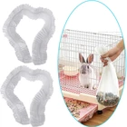10 шт.компл. подкладки для клетки кролика, одноразовые большие пластиковые коврики, пленки для кроликов, крыс, 85WC