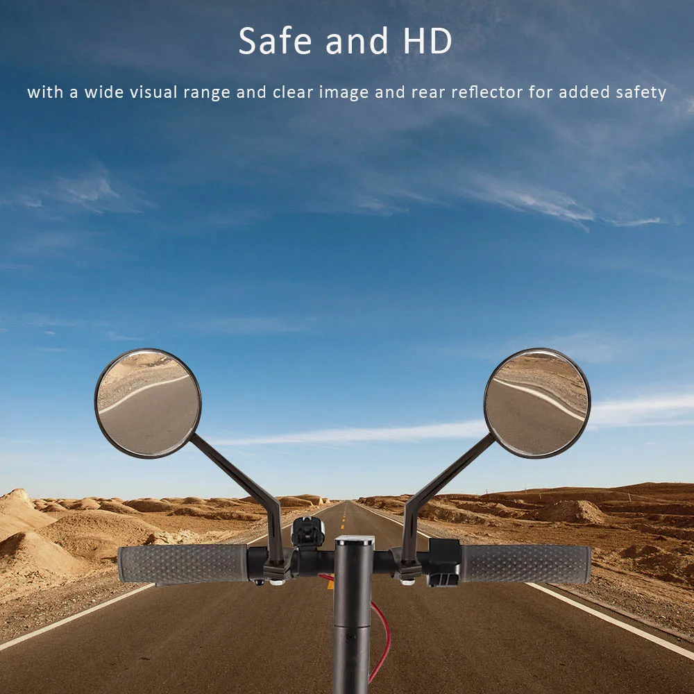 

TIOODRE Bicycle Mirror 360 Degree Convex Rear-view Mirrors Rear View Glass Electric Scooter Bicycle Cycling Accessories
