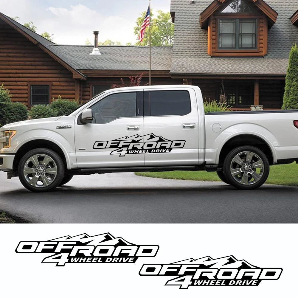 2 шт. для пикапа Ford Ranger Raptor Isuzu Dma Nissan NAVARA Toyota Hilux Tacoma DIY Автомобильная боковая