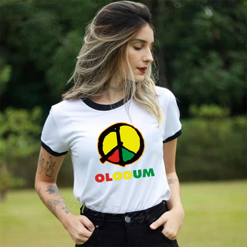 OLODUM в стиле Майкла Джексона футболка с рисунком для женщин MJ ретро на тему