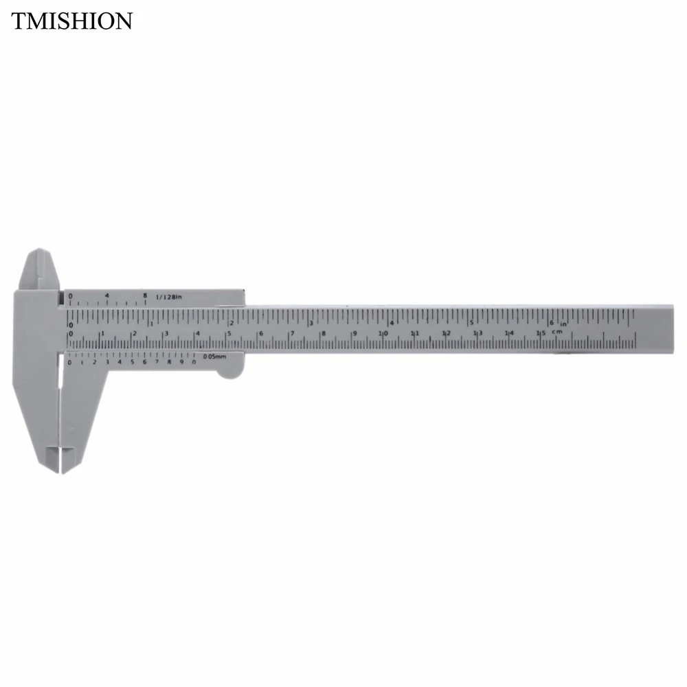 Портативный 150 мм Пластик брови измерительный штангенциркуль татуировки