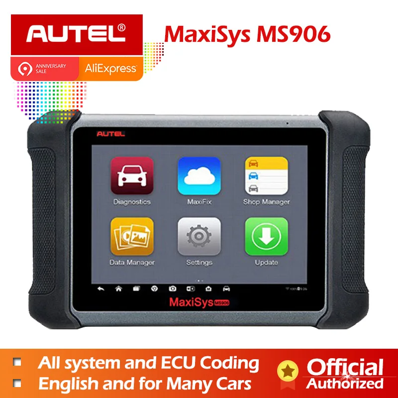 Autel MaxiSys MS906 OBD2 сканер автомобильный диагностический инструмент MS 906 ключ программируемый код считыватель OEM инструменты ключ кодирование