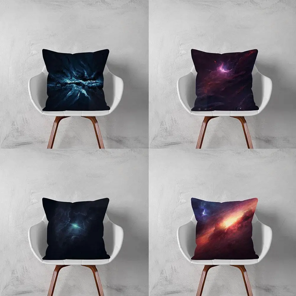 

Beautiful Stars Shining Nebula Dreamy Galaxy Universe Case Sofa Pillow 45*45cm Cover Decor Home Cushion Throw Z7S4