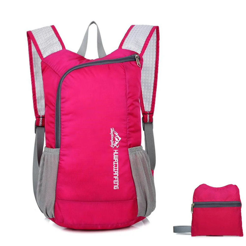 Мужские и женские рюкзаки уличные водонепроницаемые Складные школьная сумка для