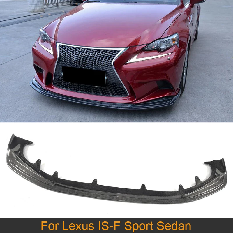 Передний бампер из углеродного волокна спойлер для подбородка Lexus IS-F Sport IS250 IS350