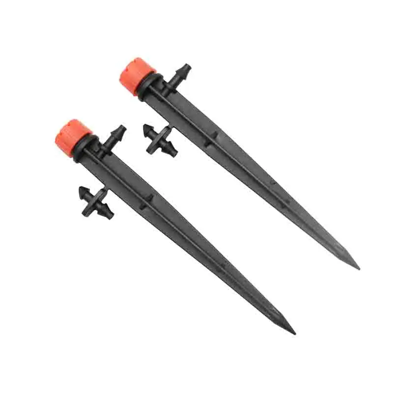 Красный Регулируемый капельный спринклер с 8 отверстиями капельное орошение для