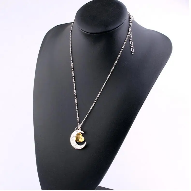 Imixlot ожерелье с подвеской в виде Луны для мамы и дочки I Love You To The Moon And Back