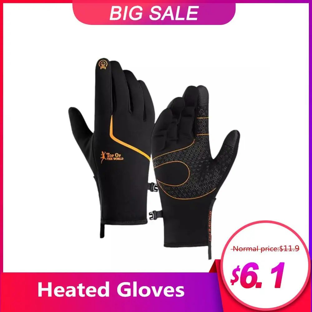 

Велосипедные перчатки, зимние перчатки с электрическим подогревом, водонепроницаемые мотоциклетные перчатки с сенсорным экраном, зимние м...