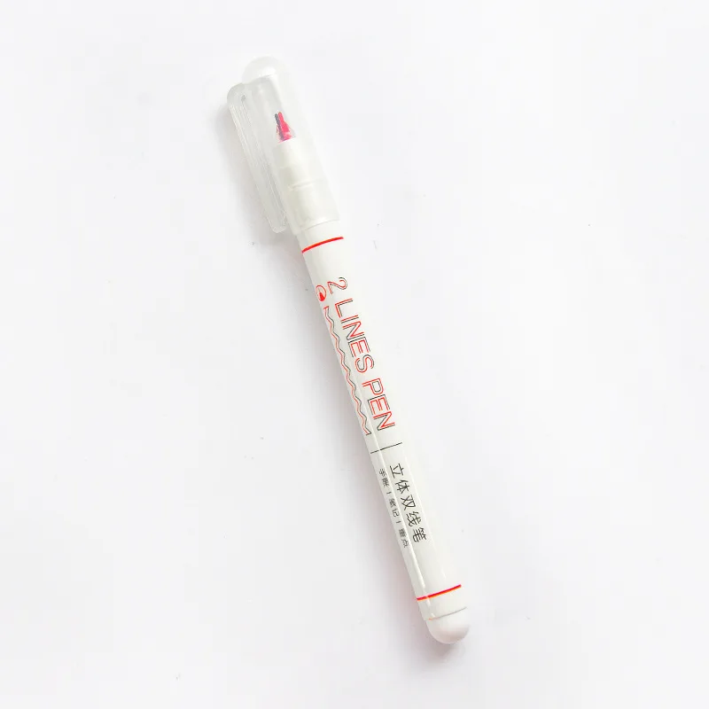 1 шт. креативная двухстрочная ручка милая девушка двухцветная с рисунком узором