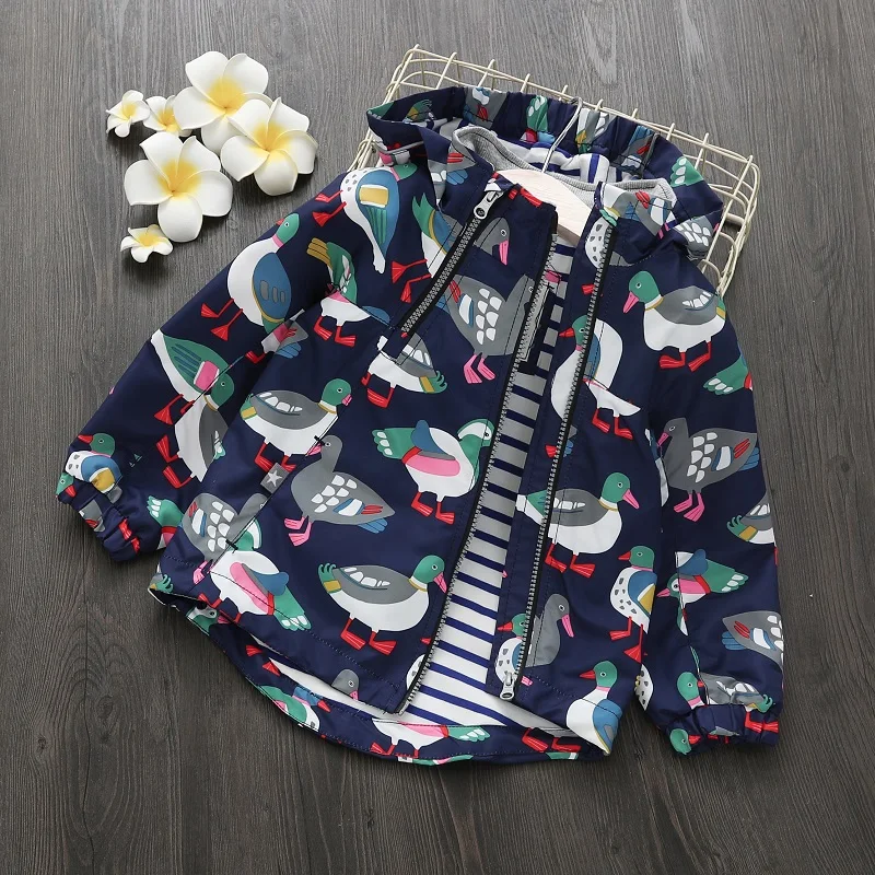 VIKITA Children's Boys Girls Windbreaker Jackets Spring Autumn Outerwear Kids Jacket Windproof Waterproof Coats T017 | Детская