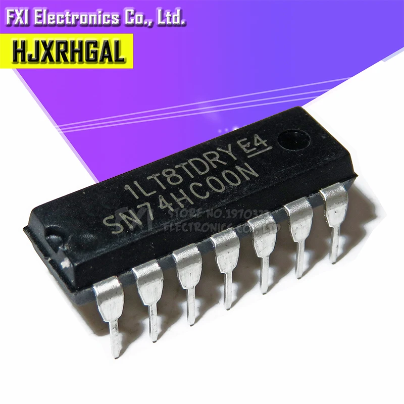 10 шт. SN74HC00N SN74HC00 DIP14 DIP 74HC00 новый оригинальный | Электронные компоненты и