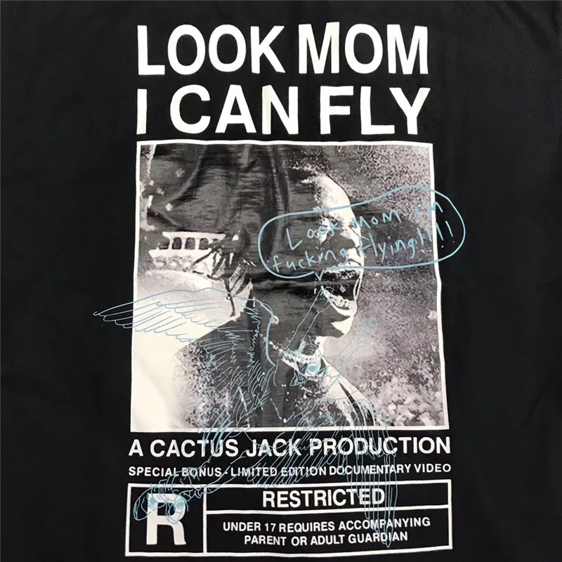 Футболка Travis Scott Look Mom i Can Fly персонализированная футболка Astroworld для мужчин и