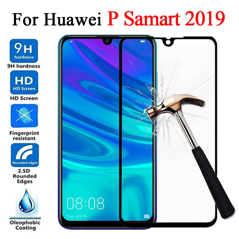 Защитное стекло для Huawei P Smart 2019 закаленное защиты экрана PSmart Hawei Hawey Huavei Huaweii