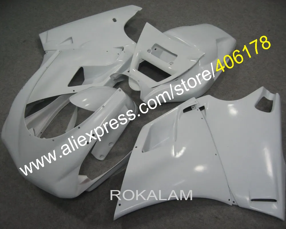 

Индивидуальный обтекатель для Ducati 996 1996-2002 748 96-02, полный белый комплект обтекателей для мотоцикла (литьё под давлением)