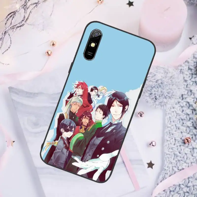 

Black Butler Anime Phone Case For Xiaomi Mi Redmi Note 7 8 9 pro 8T 9T 9S 9A 10 Lite pro