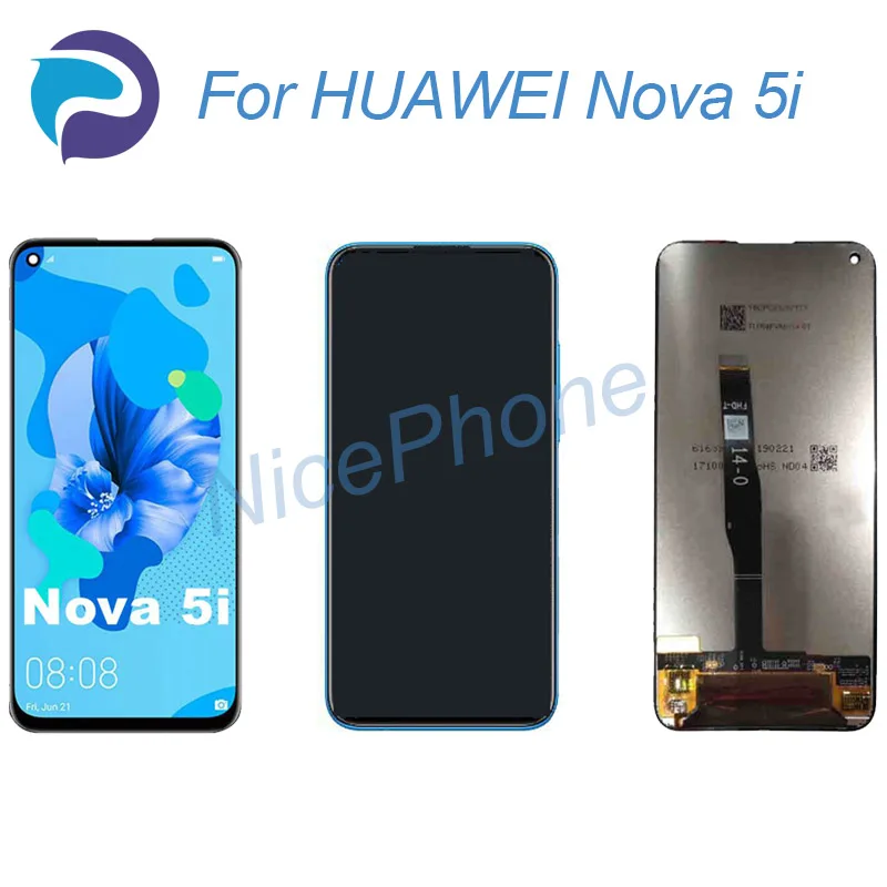 ЖК-экран и сенсорный дигитайзер в сборе для HUAWEI Nova 5i
