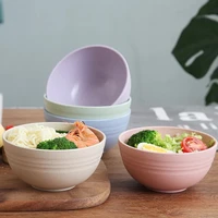 15cm food grade wheat straw bowl kitchen tableware unbreakable reusable dishwasher safe food container eco friendly dinnerware