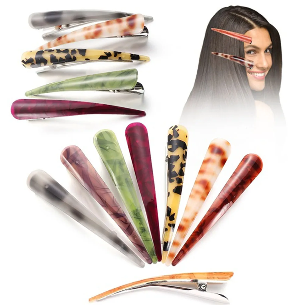 Акриловая заколка карамельного цвета Утконос для мытья лица аксессуары волос