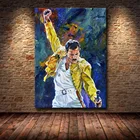 Холщовый постер рок-группы, певицы, свинец, певица, HD печать, украшение для гостиной и спальни