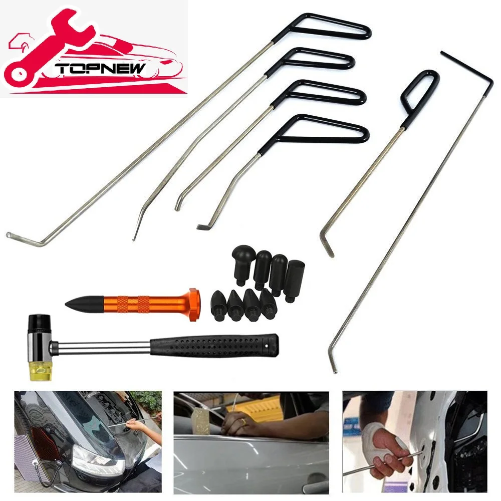 comprar Conjunto De Haste Com Kit Extrator Dent Carro Removedor Auto Dent Extrator Com Martelo E Toque Para Baixo Paintless Dent Repair Tools
