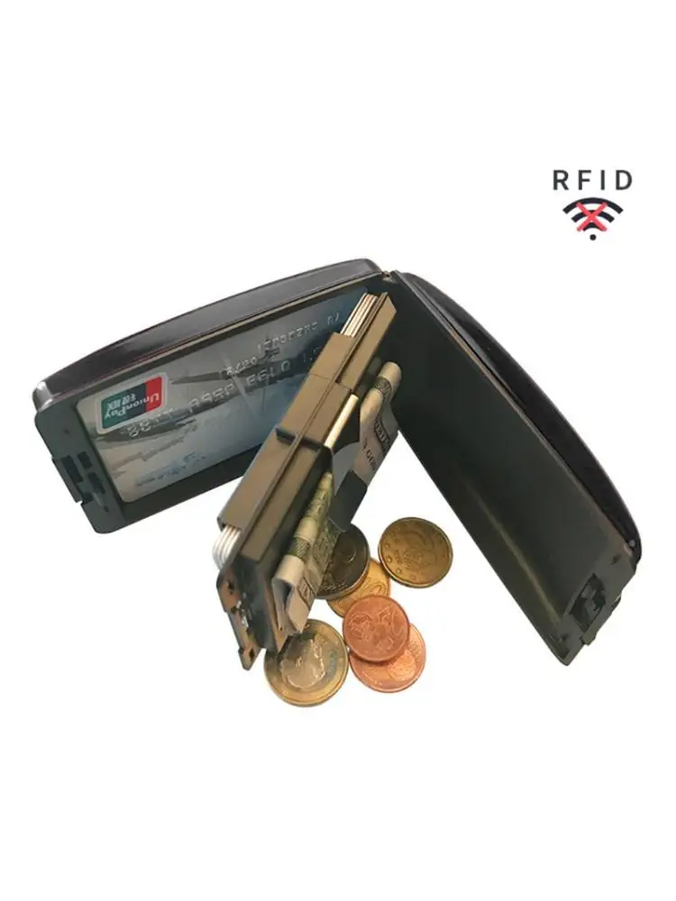 

Men RFID Anti-Theft Credit Card Holder Cards Case Pocket Wallet Organizer 77HE