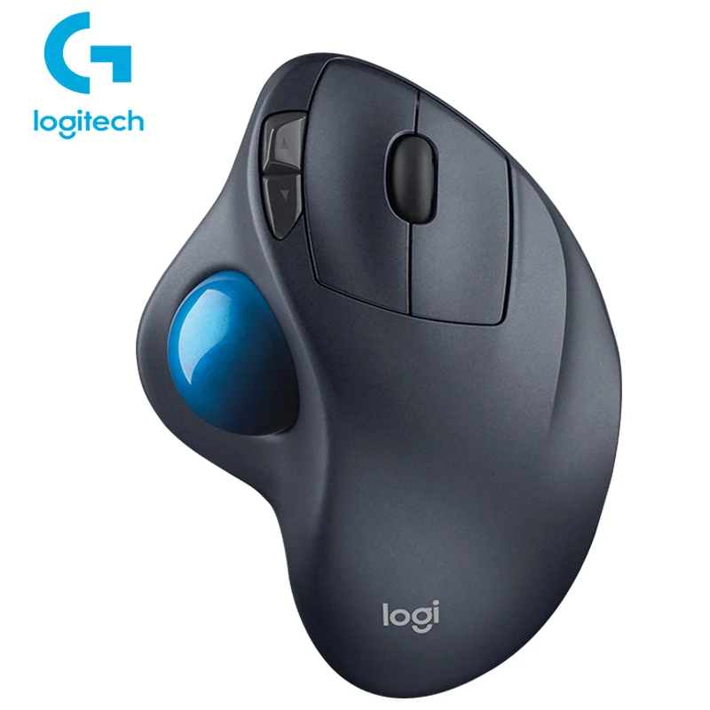 Мышь Logitech M570 Беспроводная оптическая эргономичная с трекболом 2 4 ГГц 1000DPI