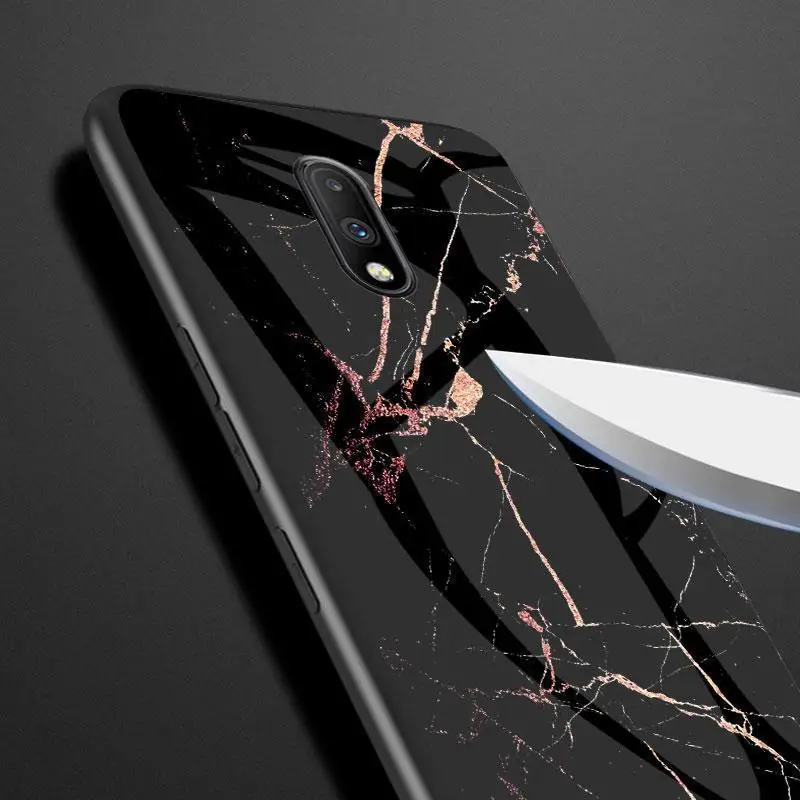 Роскошный Мраморный чехол из закаленного стекла для Oneplus 7TPro чехол для Oneplus 7T 7 Pro Ультратонкий чехол для One Plus 7 6 6T 5 5T 1+ 7 Чехол