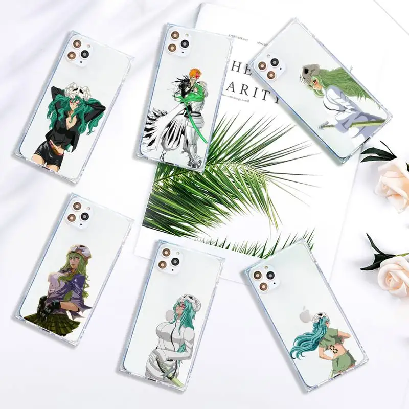 

Japan anime nelliel bleach Phone Case Transparent for iPhone 7 8 11 12 se 2020 mini pro X XS XR MAX Plus