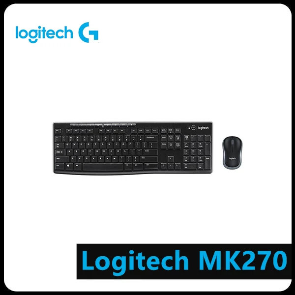 Logitech MK270 2 4G беспроводная мышь + клавиатура комбинированный набор для настольного