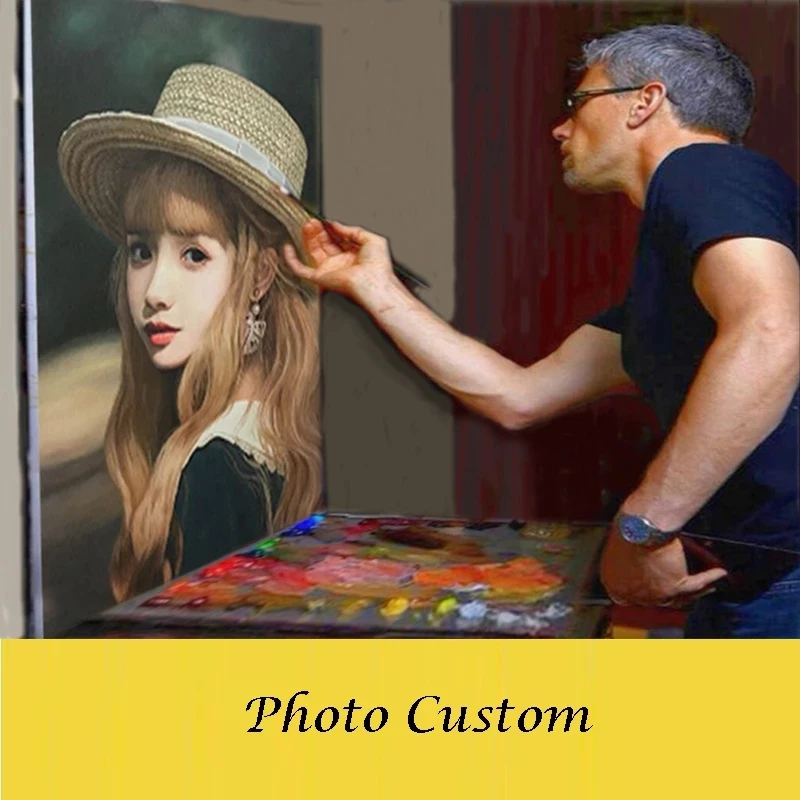 Картины маслом на заказ с фотографий ваши картины для семьи друзей малышей