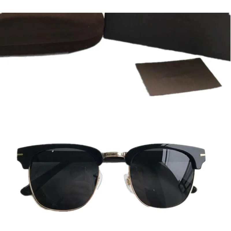 Мужские солнцезащитные очки из ацетата с поляризационными линзами квадратной