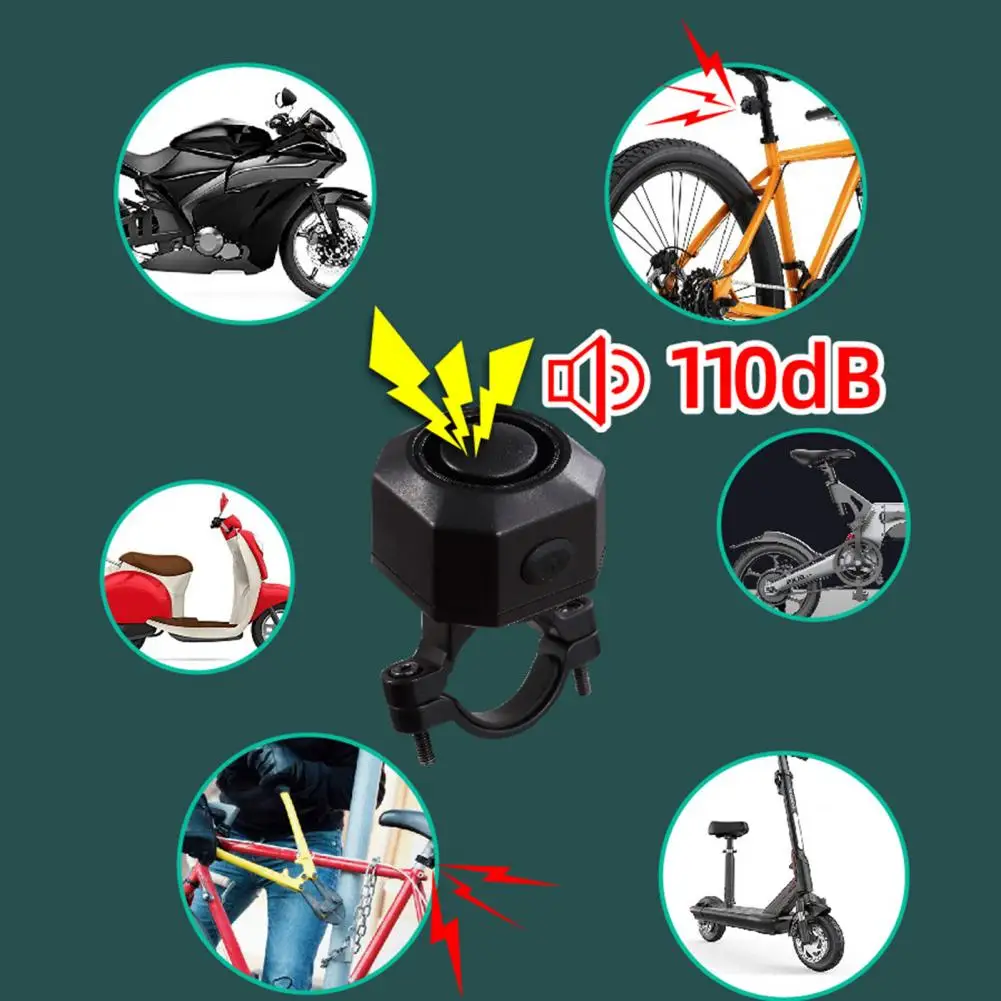 Сигнал тревоги с высоким децибелем подходит для шоссейных горных велосипедов