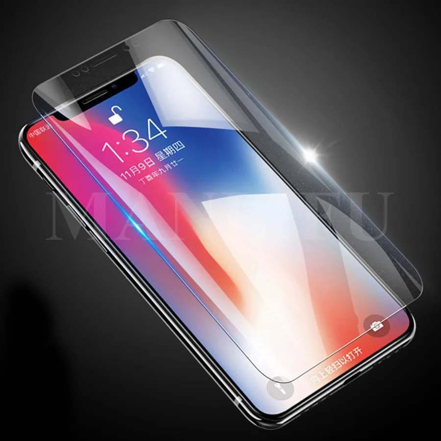 2Pcs 20D Soft Silicone TPU Film For apple iPhone 11 Pro XS Max XR iphone X 7 8 6S Plus Screen Protector Protective Hydrogel | Мобильные