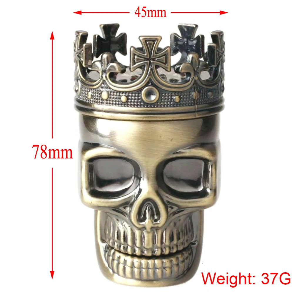 

10 Pcs 3 Layers Smoking Grinder Dry Herbal Herb Tobacco Punk Ghost Spice Mill Tobacco Crusher Smoke Cigarette Accessories