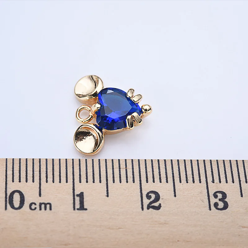 ZG новое ожерелье кулон аксессуары оптом цвет циркония мультфильм Микки Маус