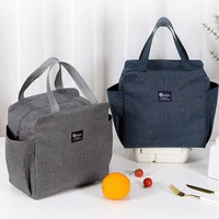 large capacity cooler bag waterproof oxford portable zipper hot lunch bag for men and women lunch box picnic food bag