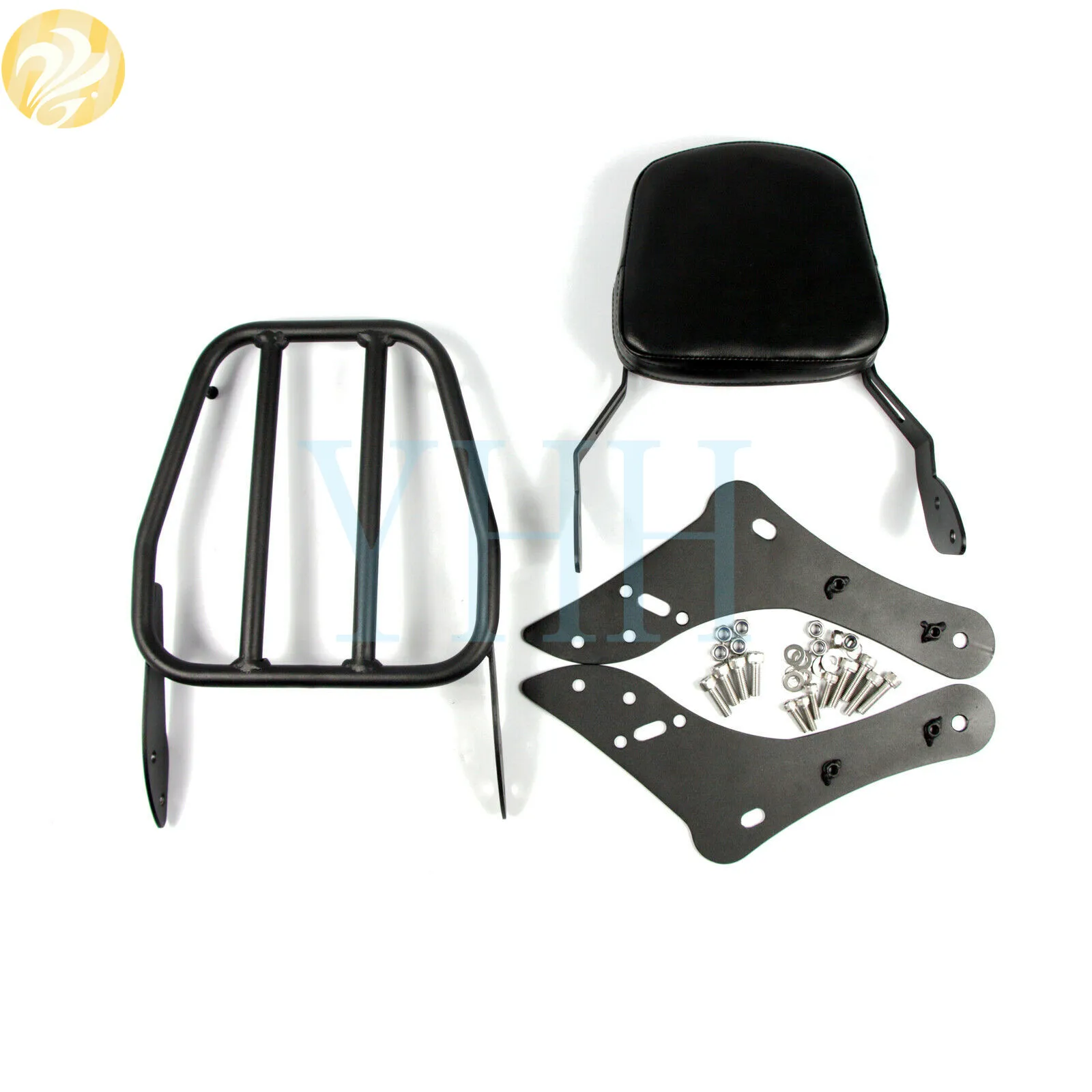 Вездеходный мотоцикл пассажирский сисиси бар багажная стойка спинка сталь Fit Vulcan