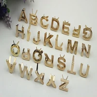 20pcs diy english 26 letter metal rivets claw studs for bags clothes hats leather decor alphabets claw rivet handmade crafts