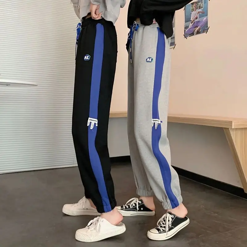 

Casual Running Pants Drawstring Sports Pants Joggers Women Autumn Breathable Loose Harem Pants Tide Sweatpants