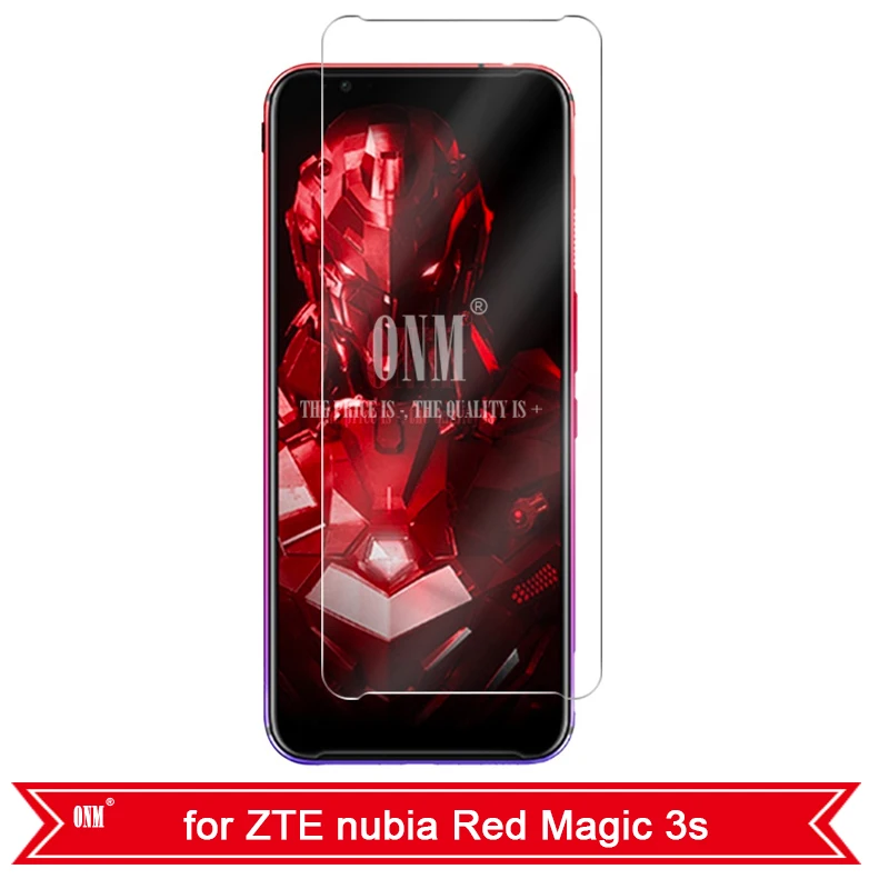 Nubia Red Magic 3s 2 шт стекло для zte Nubia Red Magic 3 3s защитное стекло 2.5D 9H закаленное стекло для zte Nubia Red Magic 3 Защитная пленка - Цвет: Nubia Red Magic 3s