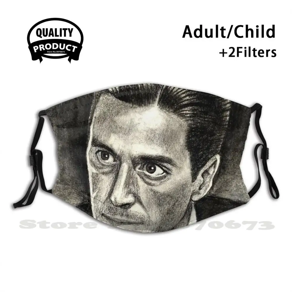 

Маска для лица Al Pacino многоразовая моющаяся, фильтр от пыли, для портрета Сальмана равиша-хана Сальмана