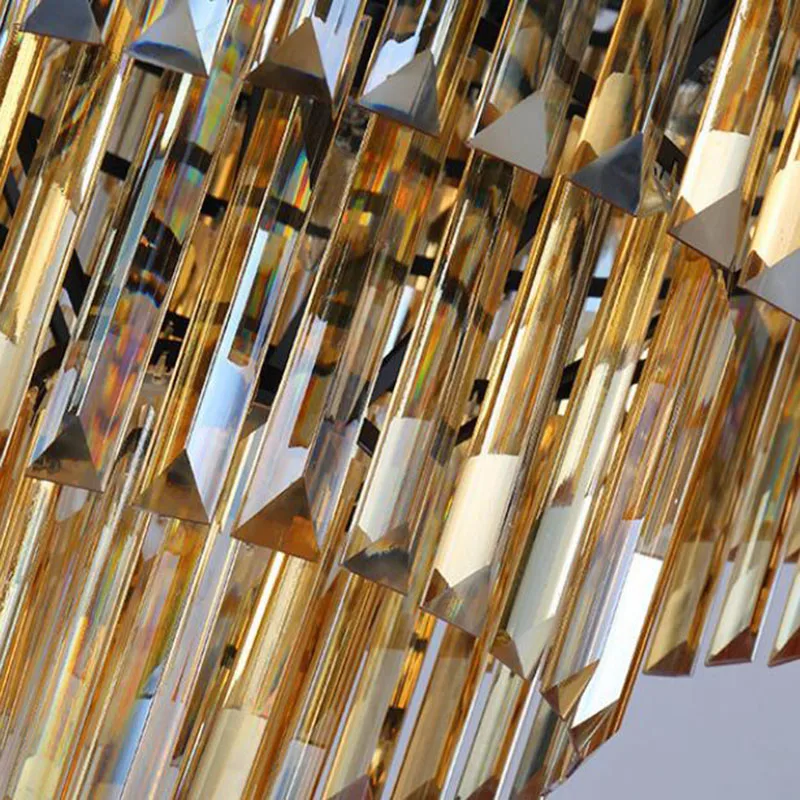 

Modern American Luster Crystal Chandeliers Led Pendant Metal Room Lights Led Lighting Chandelier Dining Room Hanging Fixtures