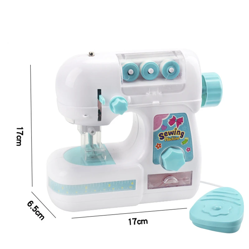 

Mini Furniture Toy Kids Simulation Sewing Machine Role Play Pretend Toy Educational Toys For Girl Children DIY Handmade Toy Gift