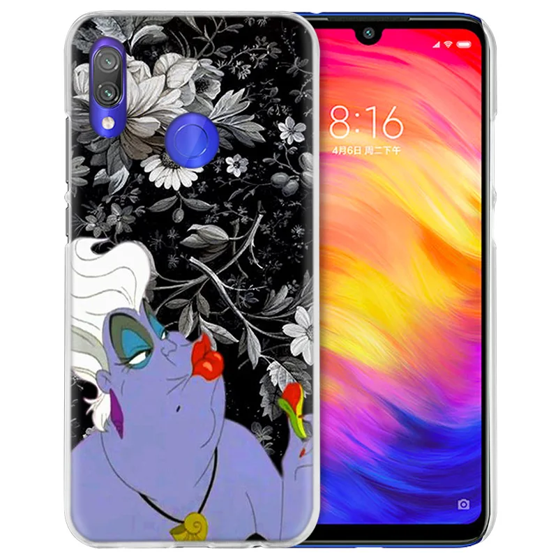 Чехол для Xiaomi Redmi Note 7 7A фотоаппаратов моментальной печати 7S 6 6A 5 Y3 K20 mi 8 до 9 лет CC9 CC9E A1 A2 A3 играть F1 Lite Pro Plus Урсула, Русалочка