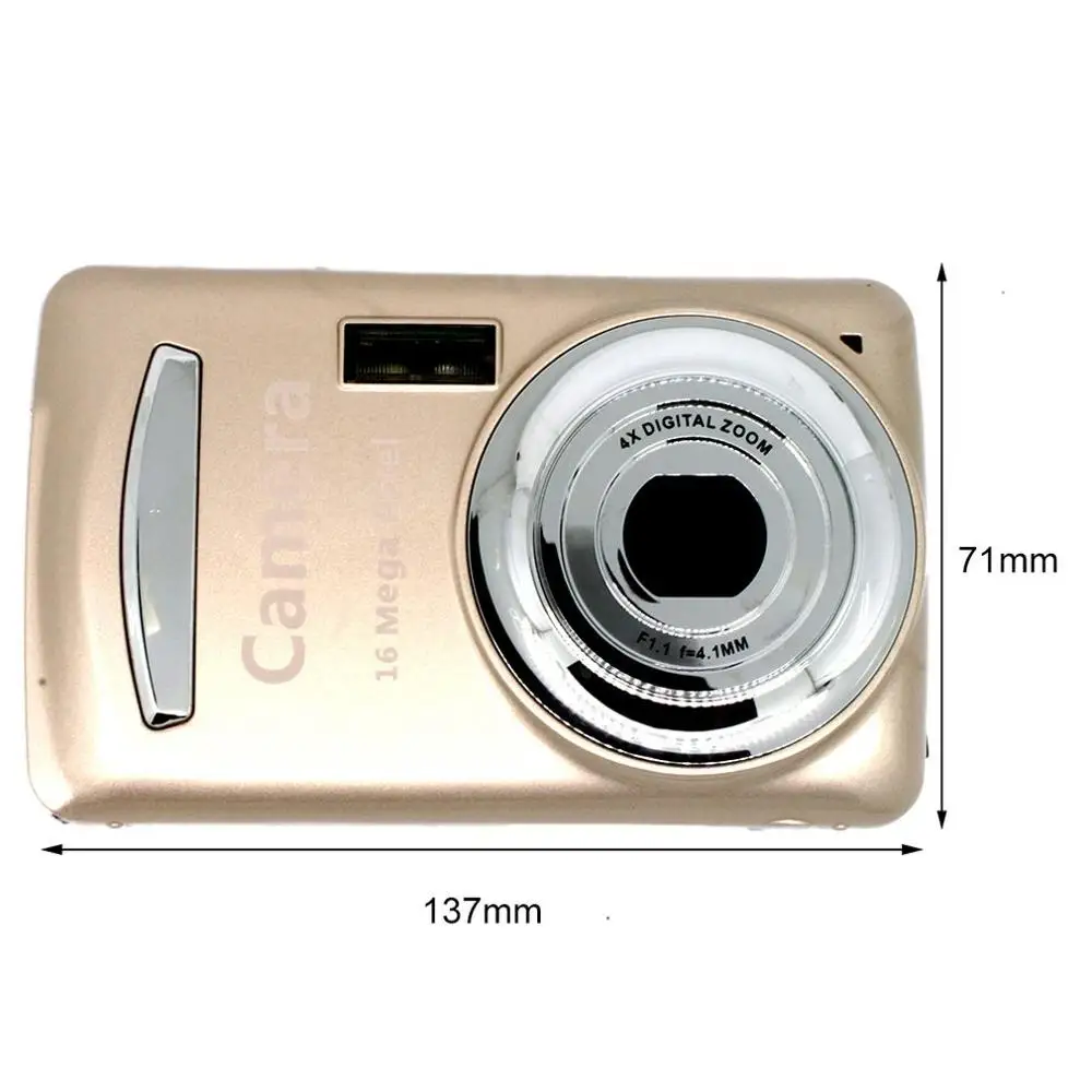 

Children's Durable Practical 16 Million Pixel Compact Home Digital Camera Portable Cameras for Kids Boys Girls