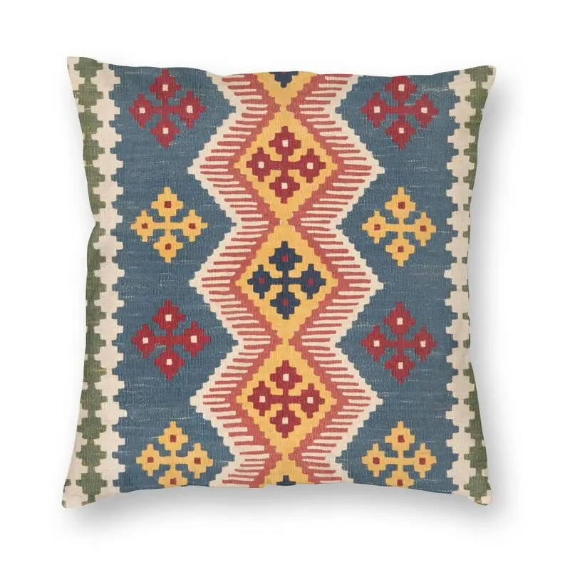 

Богемный этнический персидский наволочка Kilim 40x40, домашний декор, печать турецких племенных геометрических рисунков, наволочка для дивана
