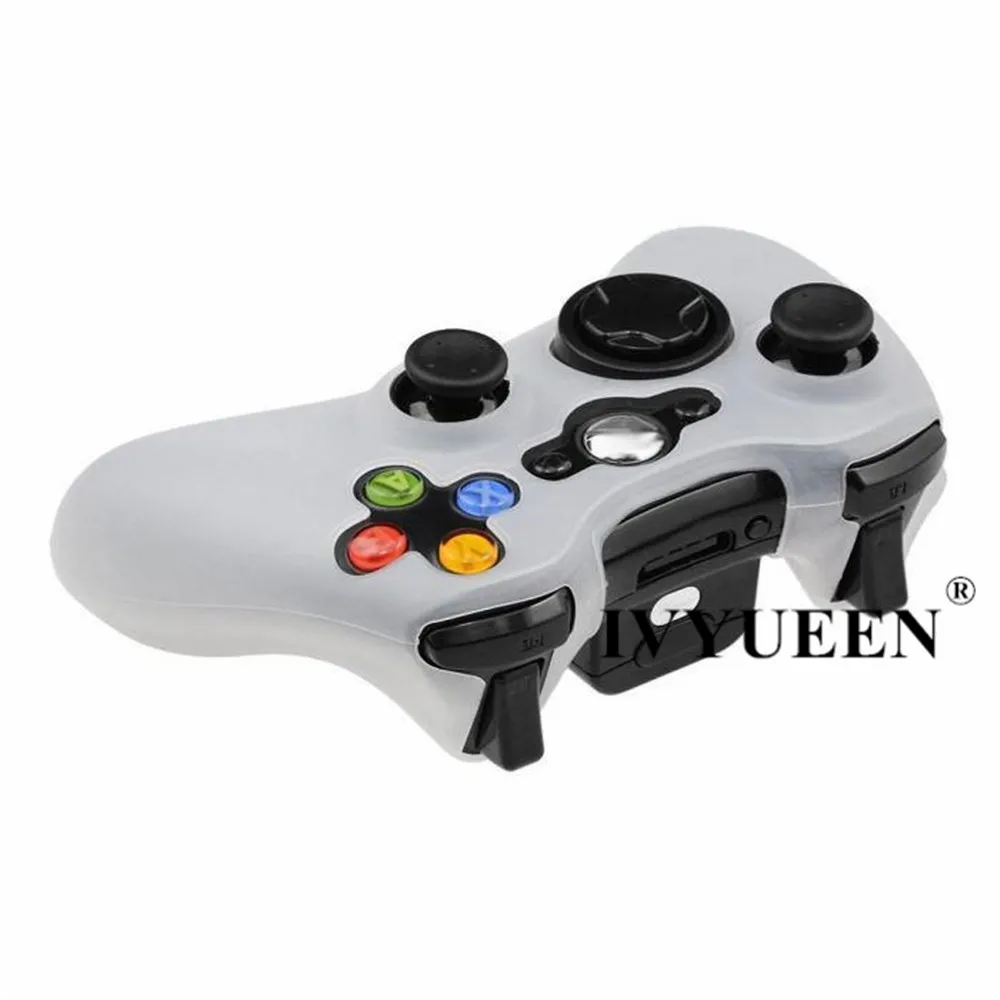 IVYUEEN 20 цветов мягкий силиконовый защитный чехол для microsoft Xbox 360 проводной/беспроводной контроллер аналоговые палочки крышки